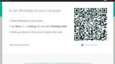 Web WhatsApp Barcode