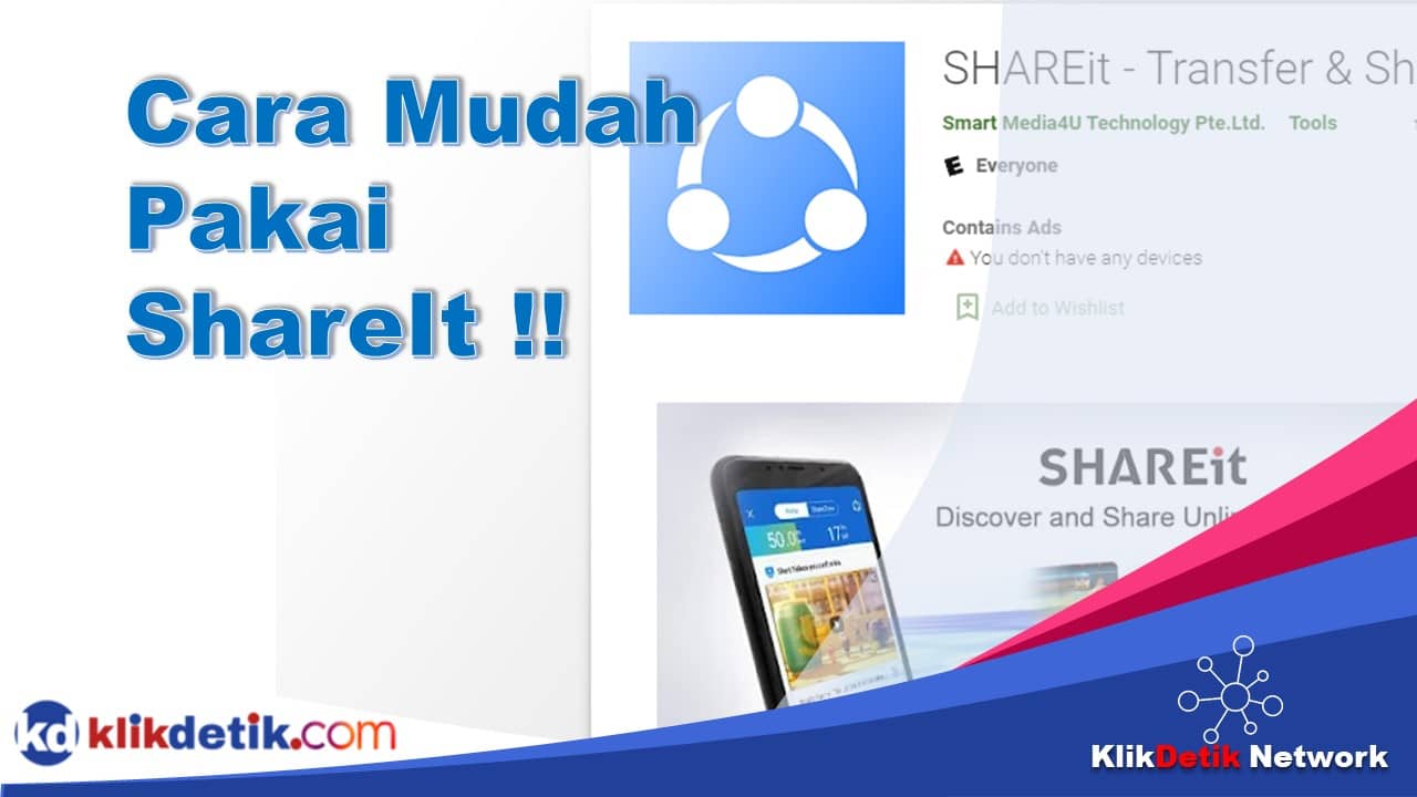 Cara Mudah Pakai ShareIt