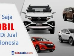 Mengenal Lebih Dekat Jenis-Jenis Mobil yang Ada di Indonesia