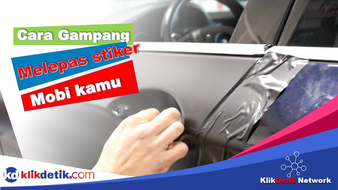 Cara Melepas Stiker di Kaca Mobil