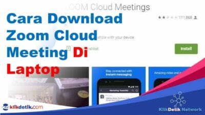 Cara Download Zoom Cloud Meeting Di Laptop