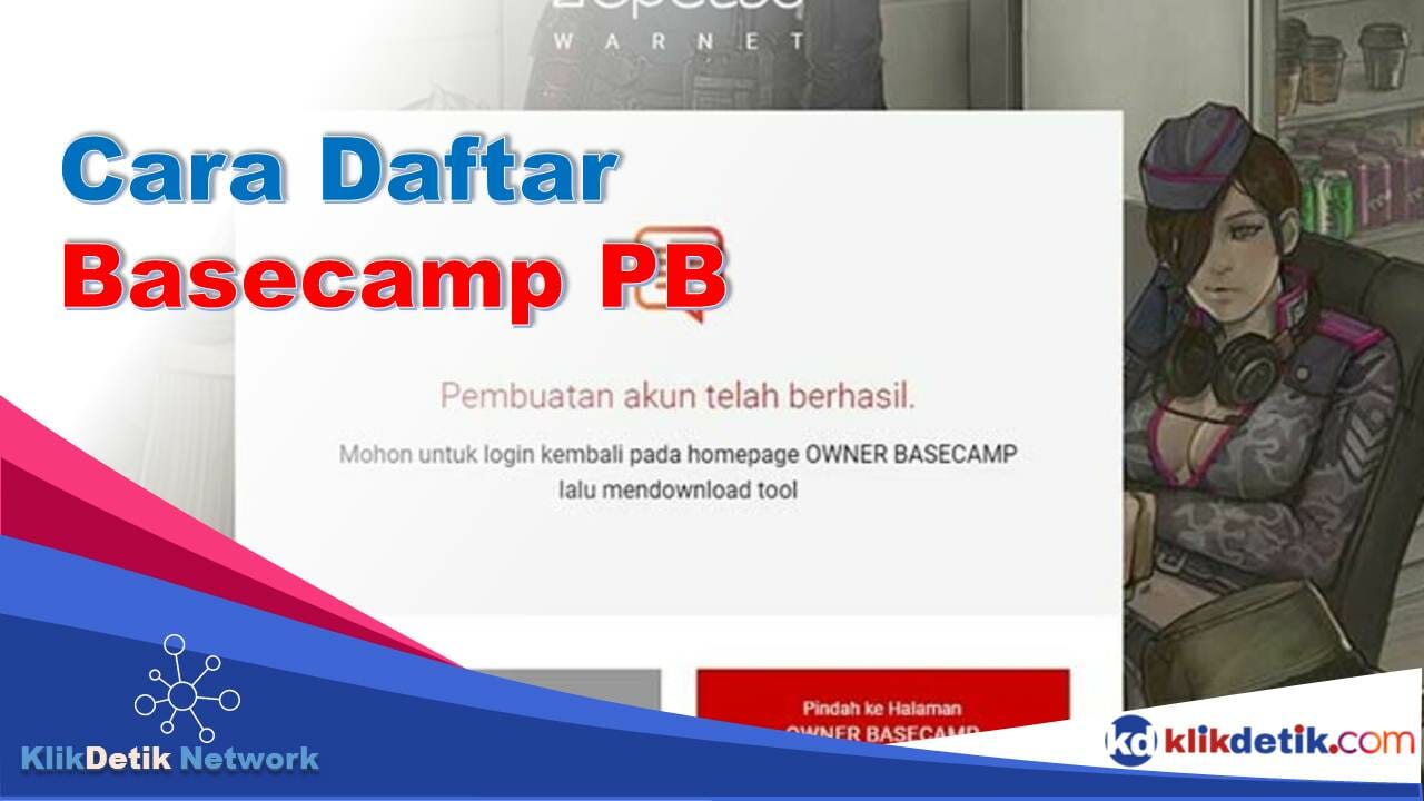 cara daftar basecamp PB