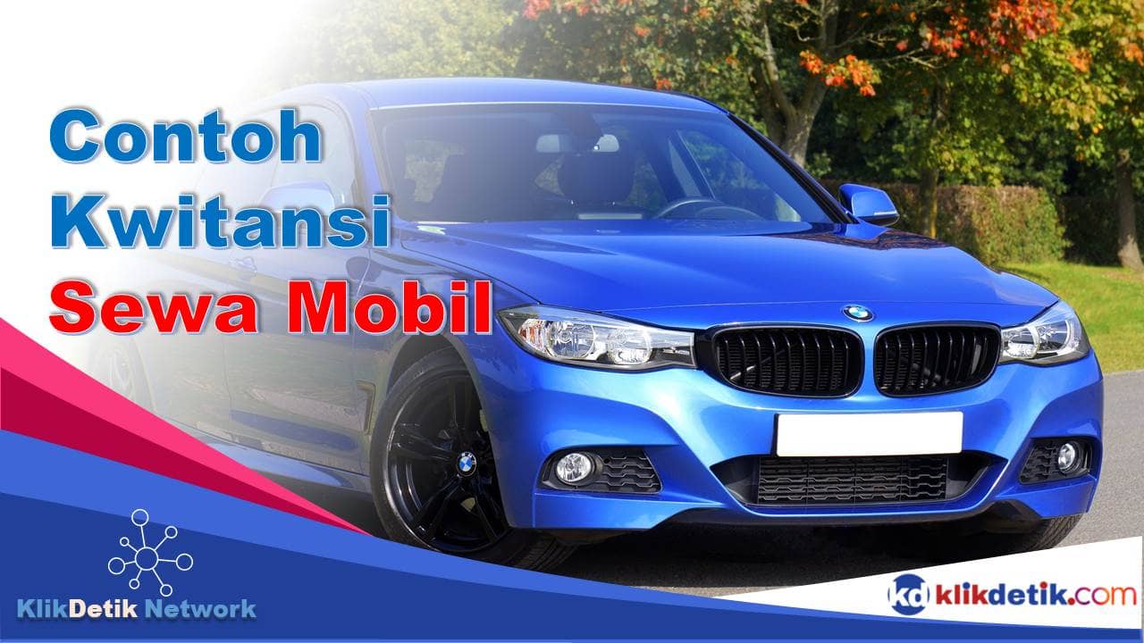 contoh kwitansi sewa mobil