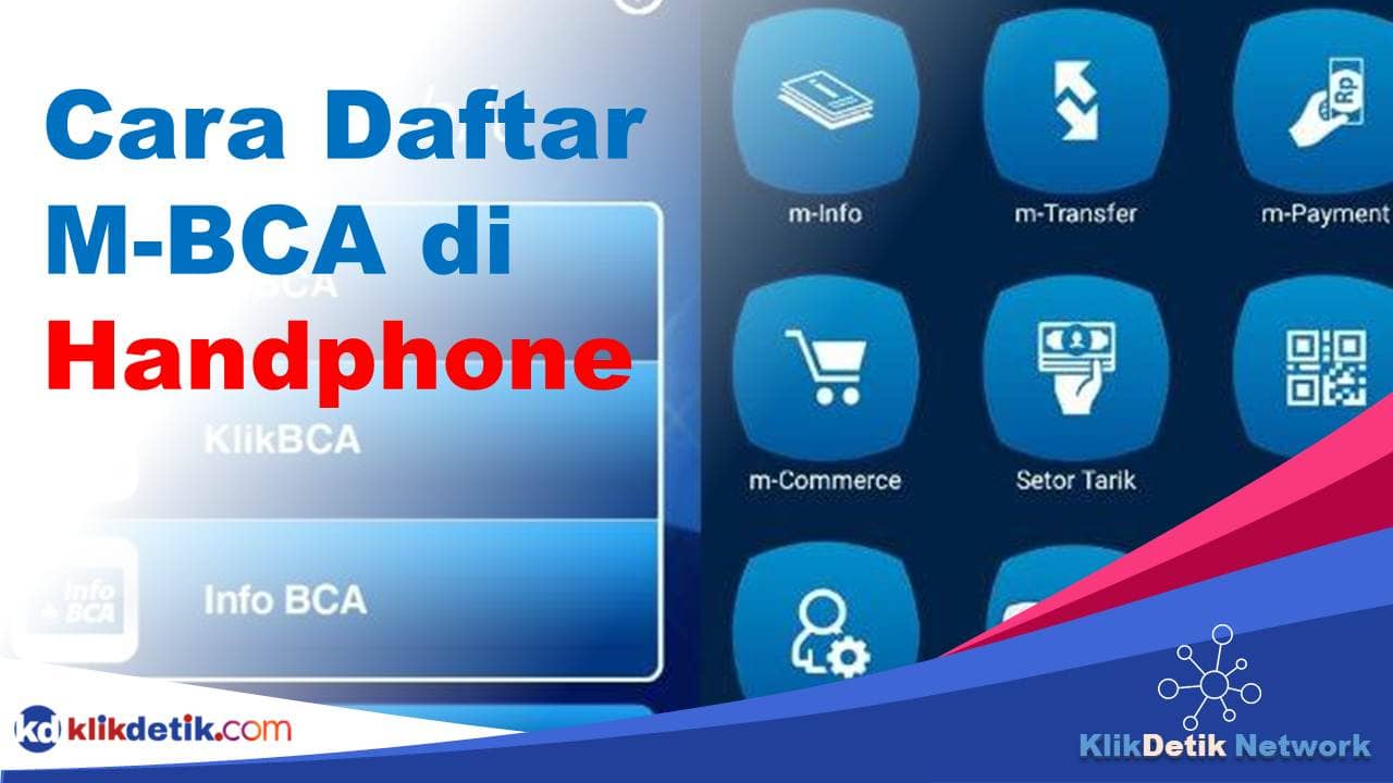 Cara Daftar M BCA di Handphone