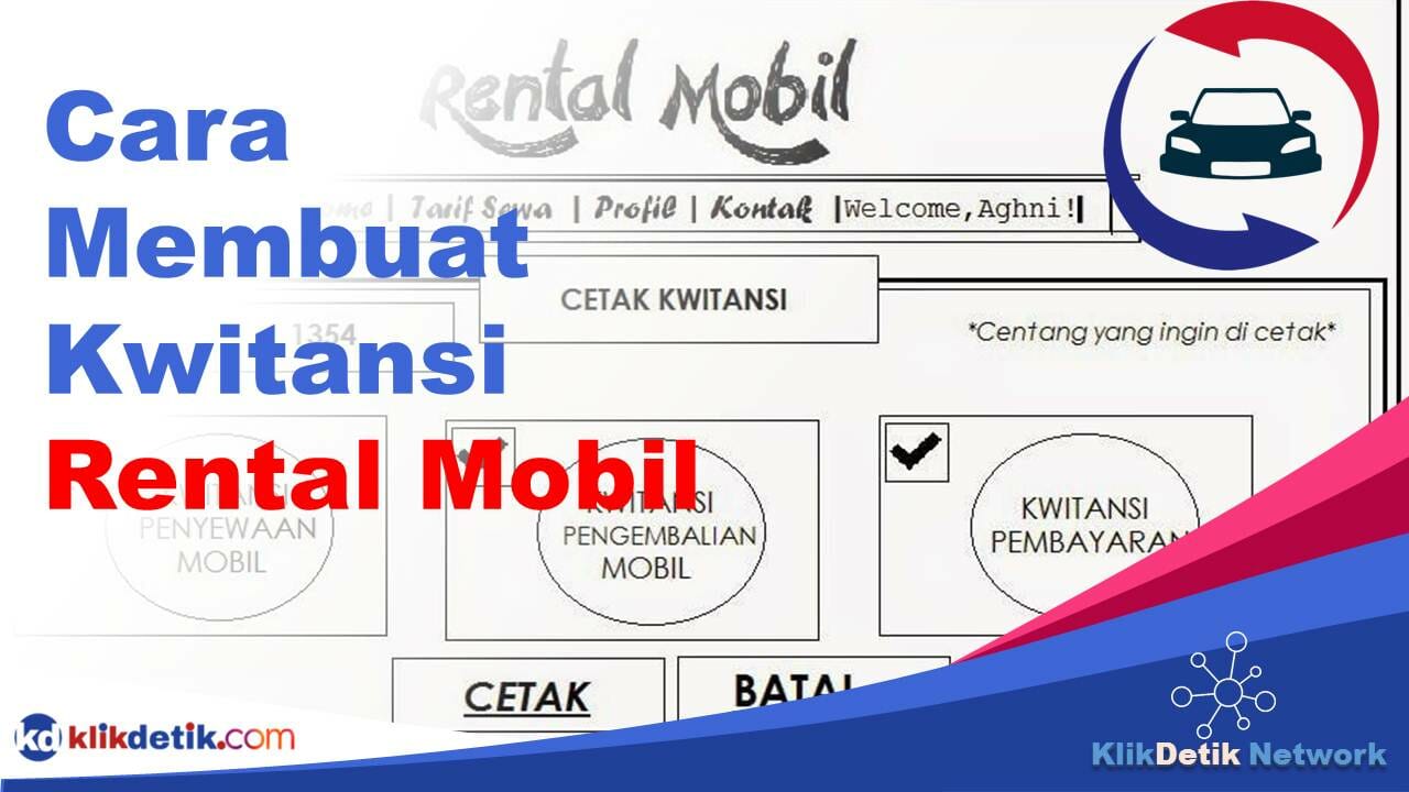 Cara Membuat Kwitansi Rental Mobil Terpercaya