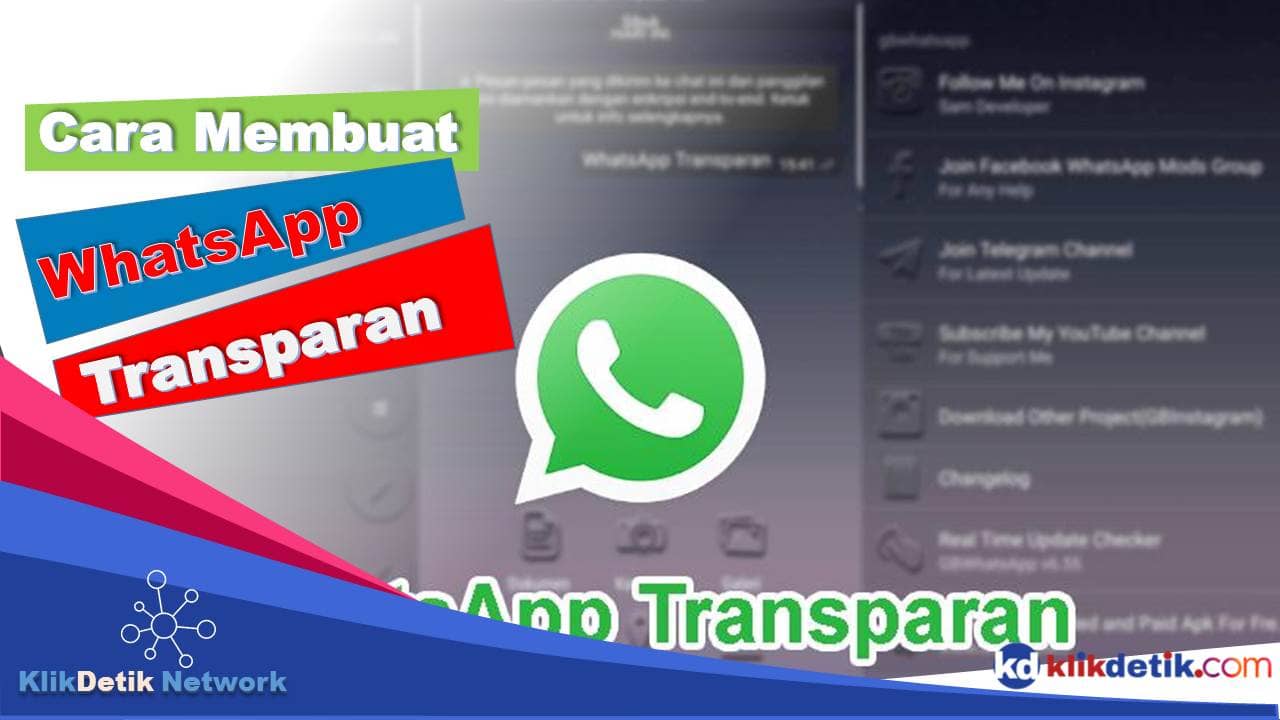 Cara Membuat Whatsapp Transparan