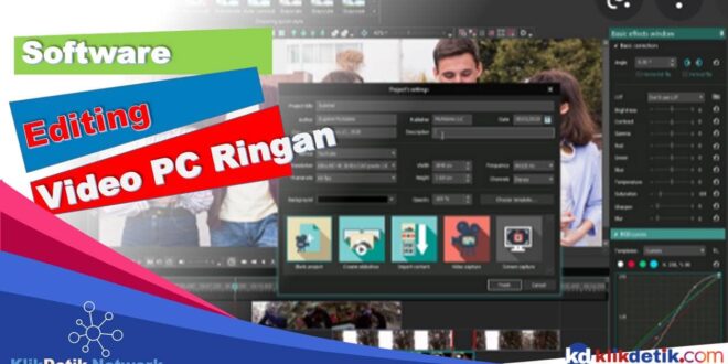 Software Editing Video PC Ringan