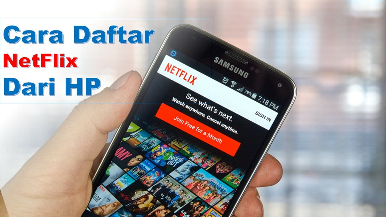 Cara daftar Netflix di HP