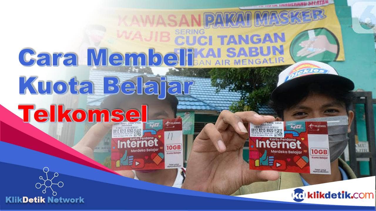 Cara Membeli Kuota Belajar Telkomsel