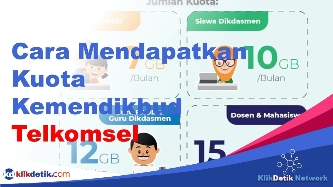 Cara Mendapatkan Kuota Kemendikbud Telkomsel