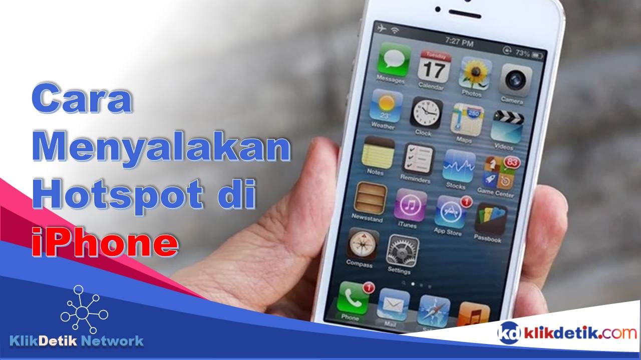 Cara Menyalakan Hotspot di iPhone