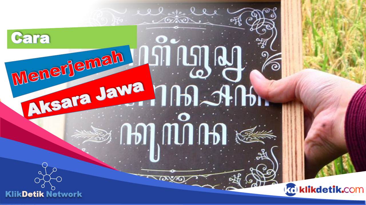 Translate aksara jawa ke latin foto tanpa aplikasi