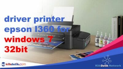 driver printer epson l360 for windows 7 32bit