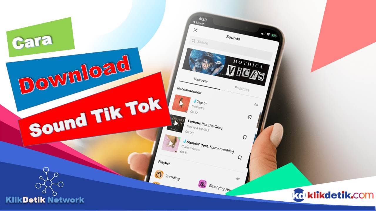 Cara Download Sound Tik Tok