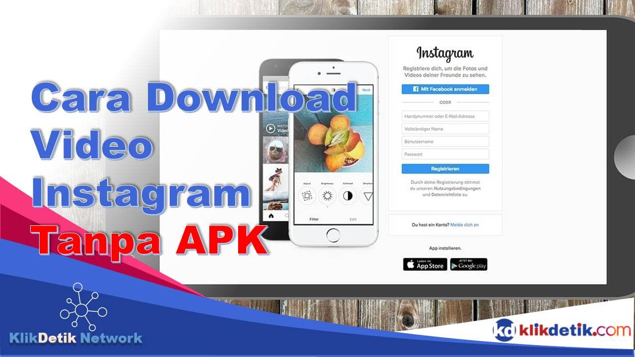 Cara Download Video Instagram Tanpa APK