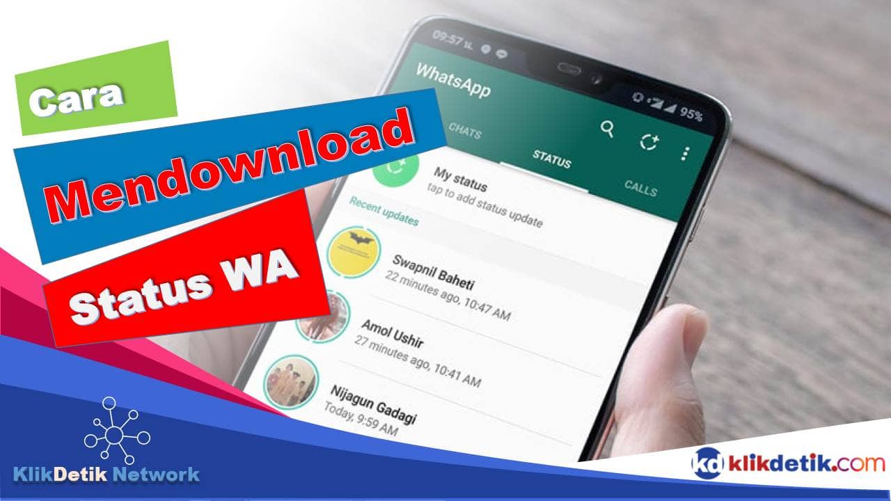 Cara Mendownload Status WA