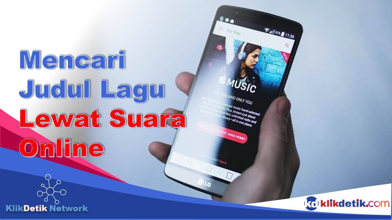 Mencari Judul Lagu Lewat Suara Online