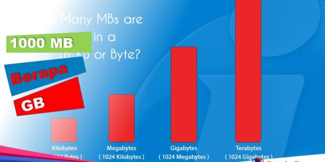 1000 MB Berapa GB