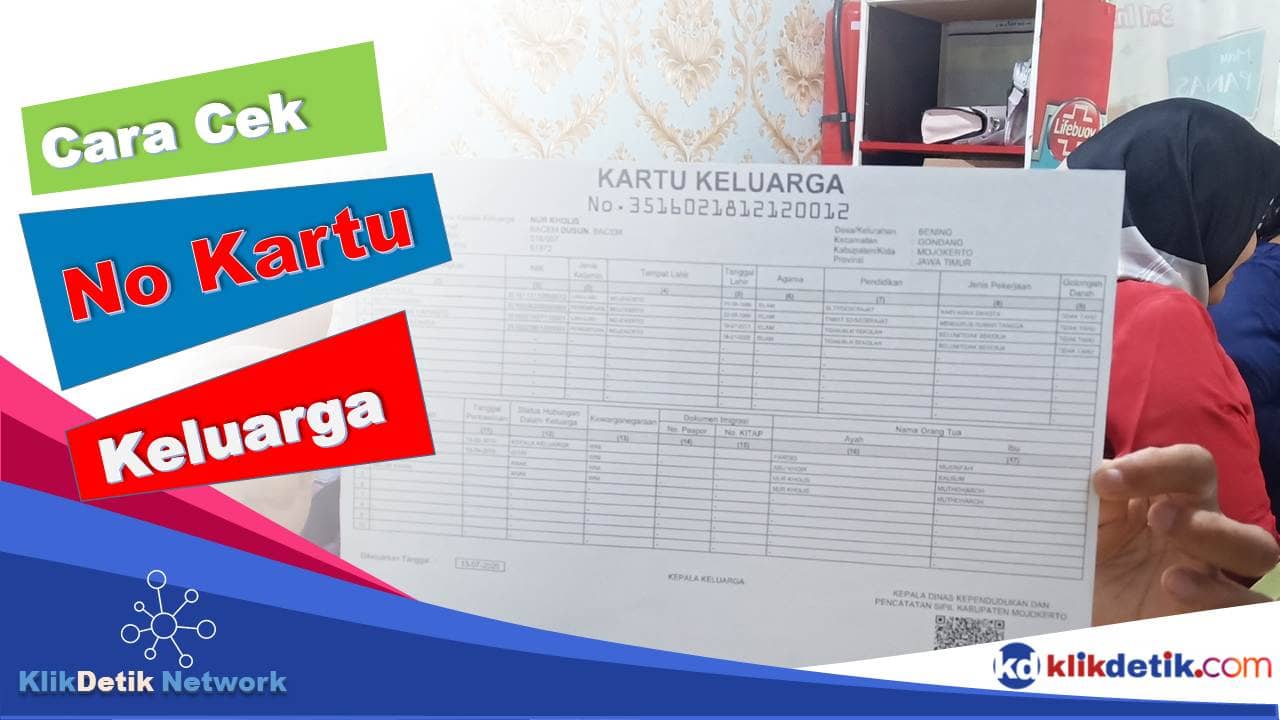 Cara Cek No Kartu Keluarga