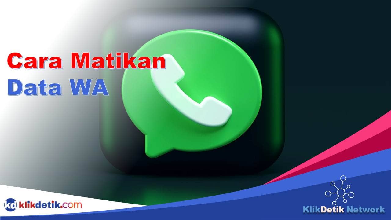 Cara Matikan Data WA