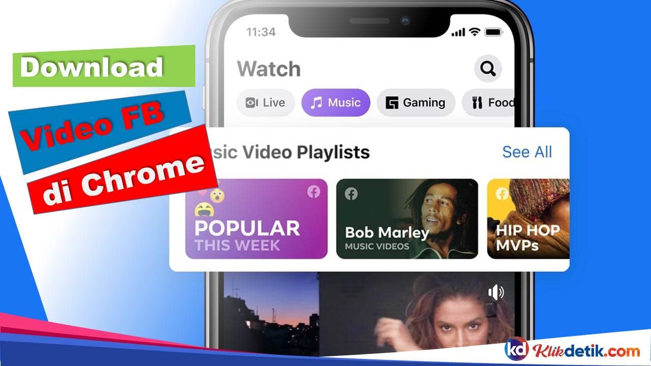 Download Video FB di Chrome