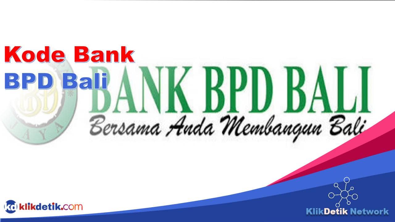 Kode Bank BPD Bali