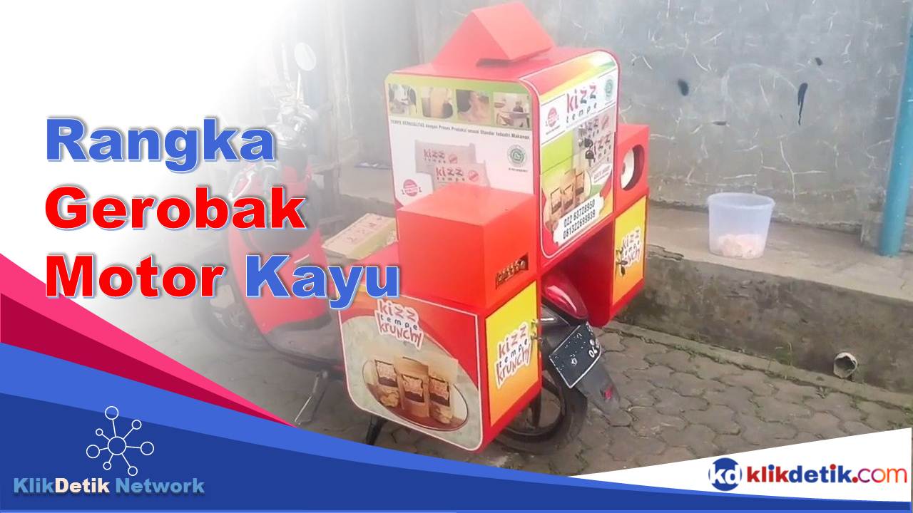 Rangka Gerobak Motor Kayu