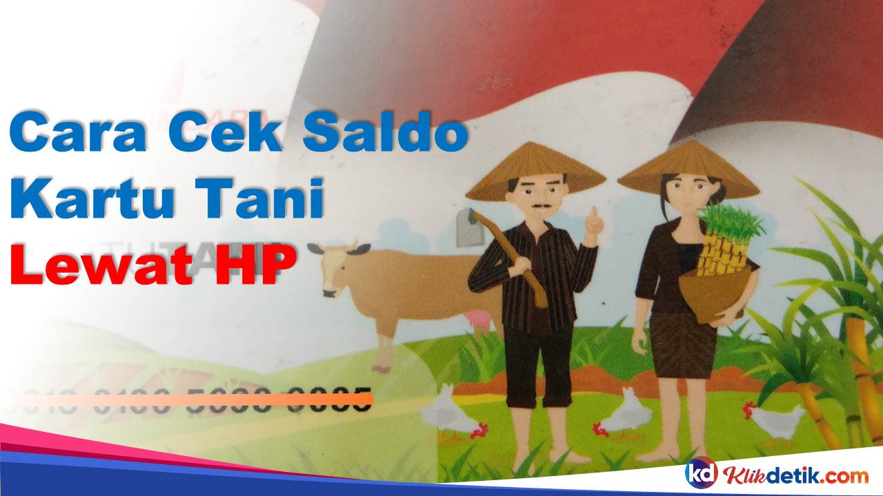 Cara Cek Saldo Kartu Tani Lewat HP