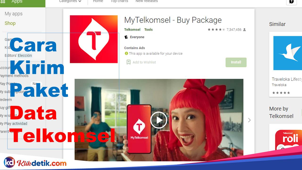 Cara Kirim Paket Data Telkomsel