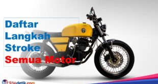 Daftar Langkah Stroke Semua Motor