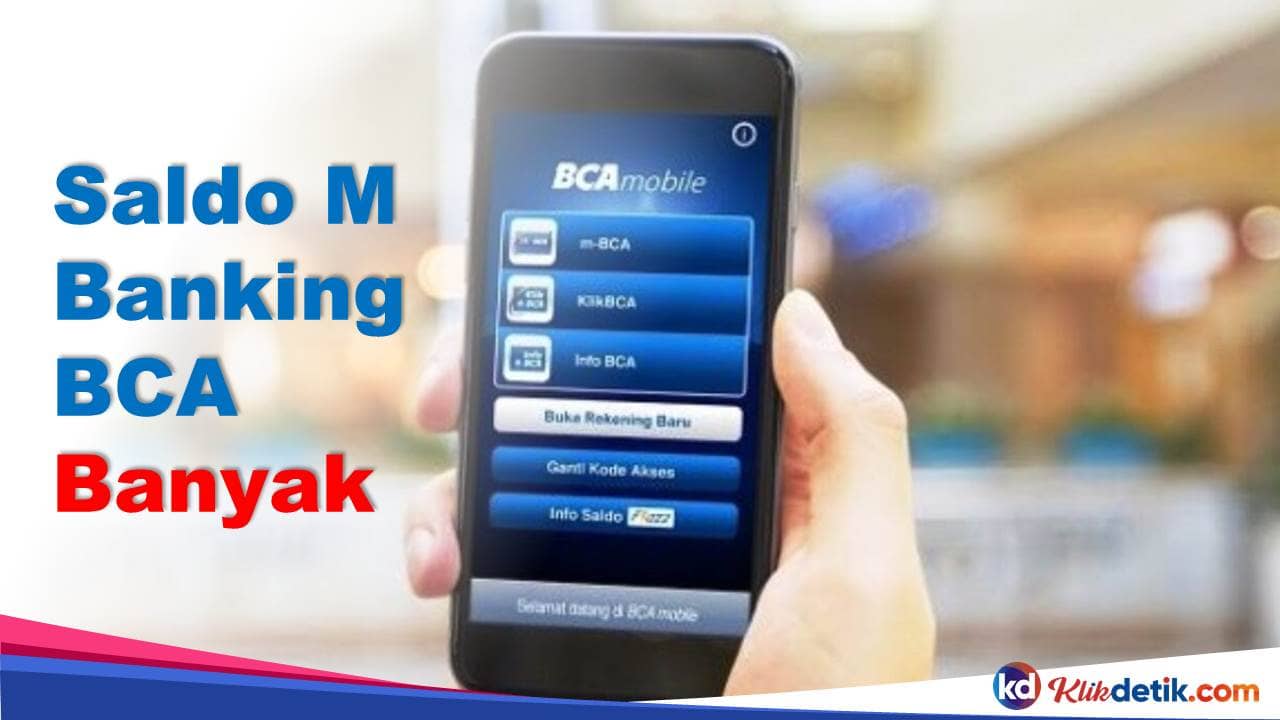 Saldo M Banking BCA Banyak