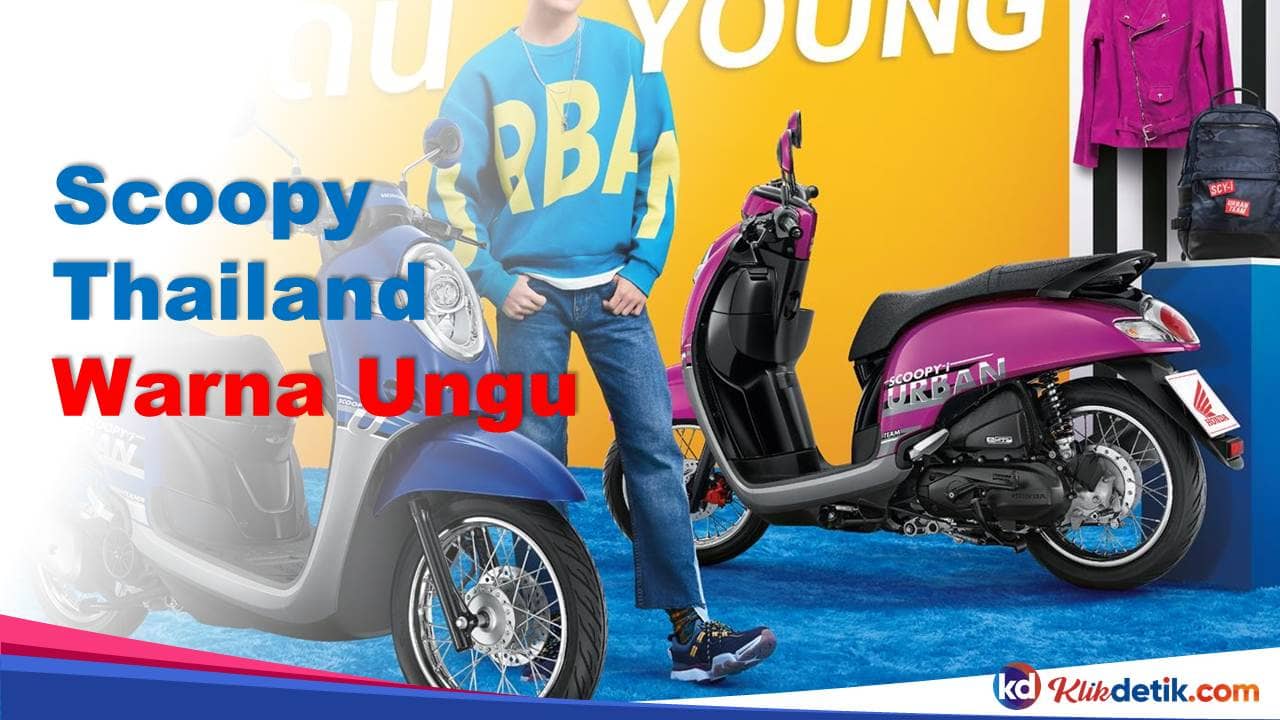 Scoopy Thailand Warna Ungu