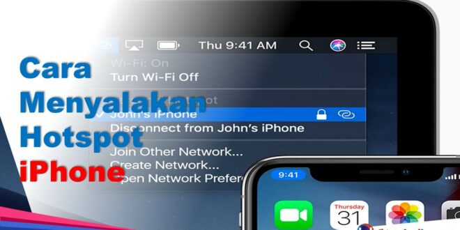 Cara Menyalakan Hotspot iPhone