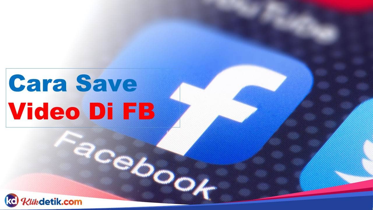 Cara Save Video Di FB