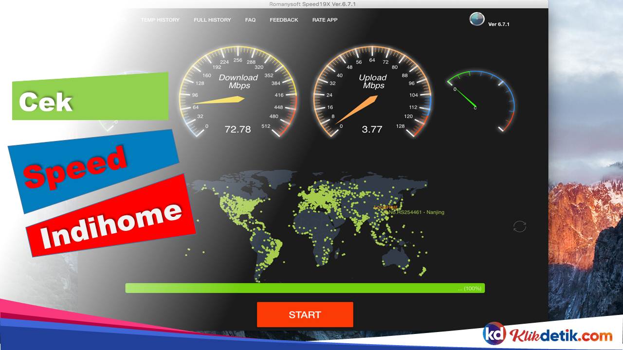 Cek Speed Indihome