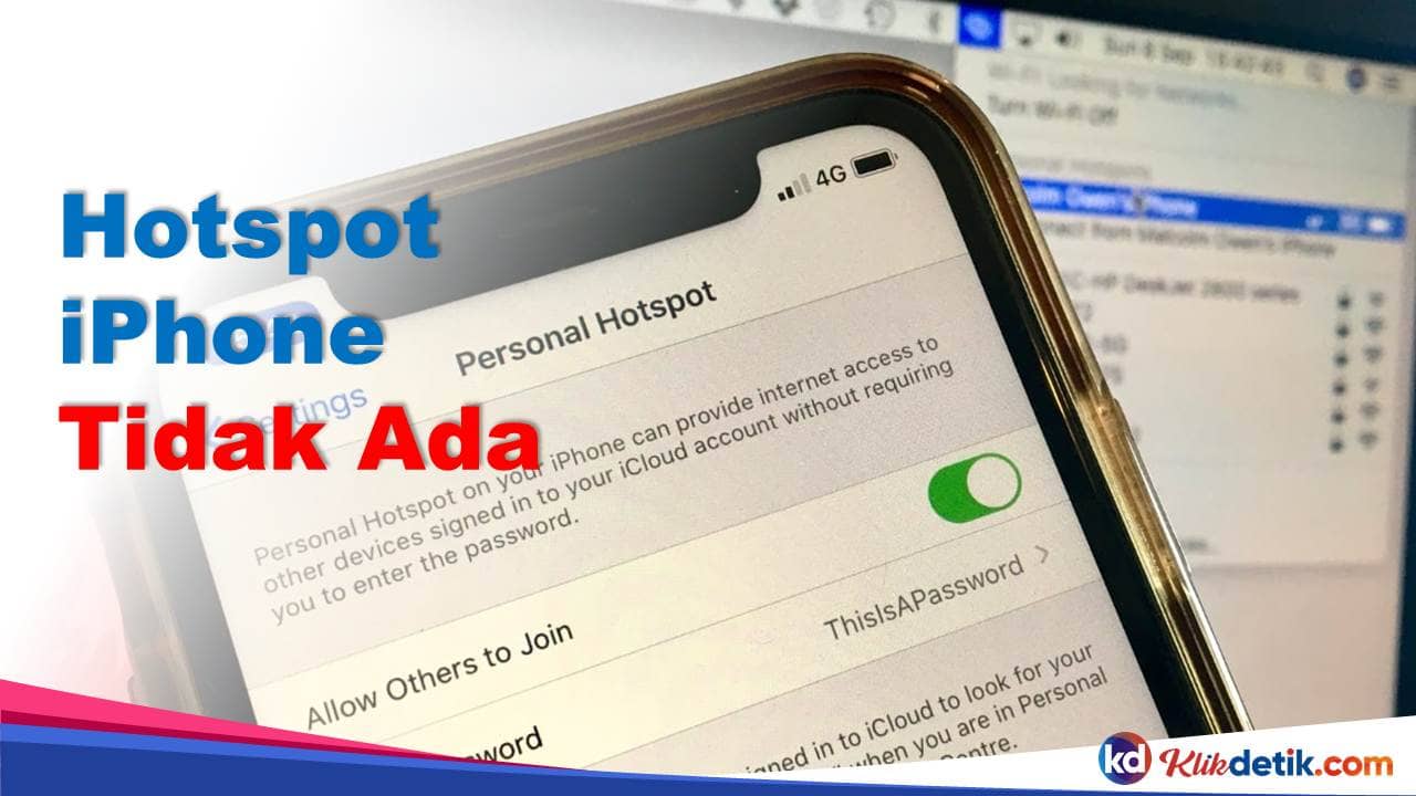 Hotspot iPhone Tidak Ada