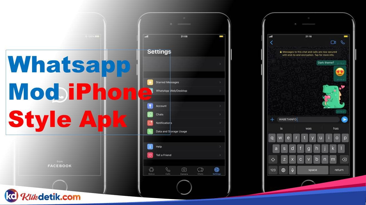 Whatsapp Mod iPhone Style Apk