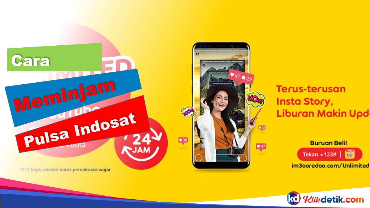 Cara Meminjam Pulsa Indosat