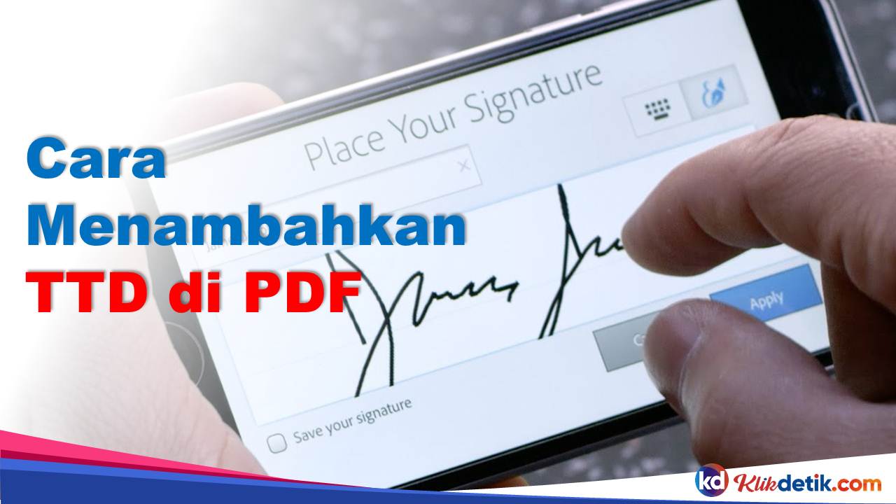 Cara Menambahkan TTD di PDF