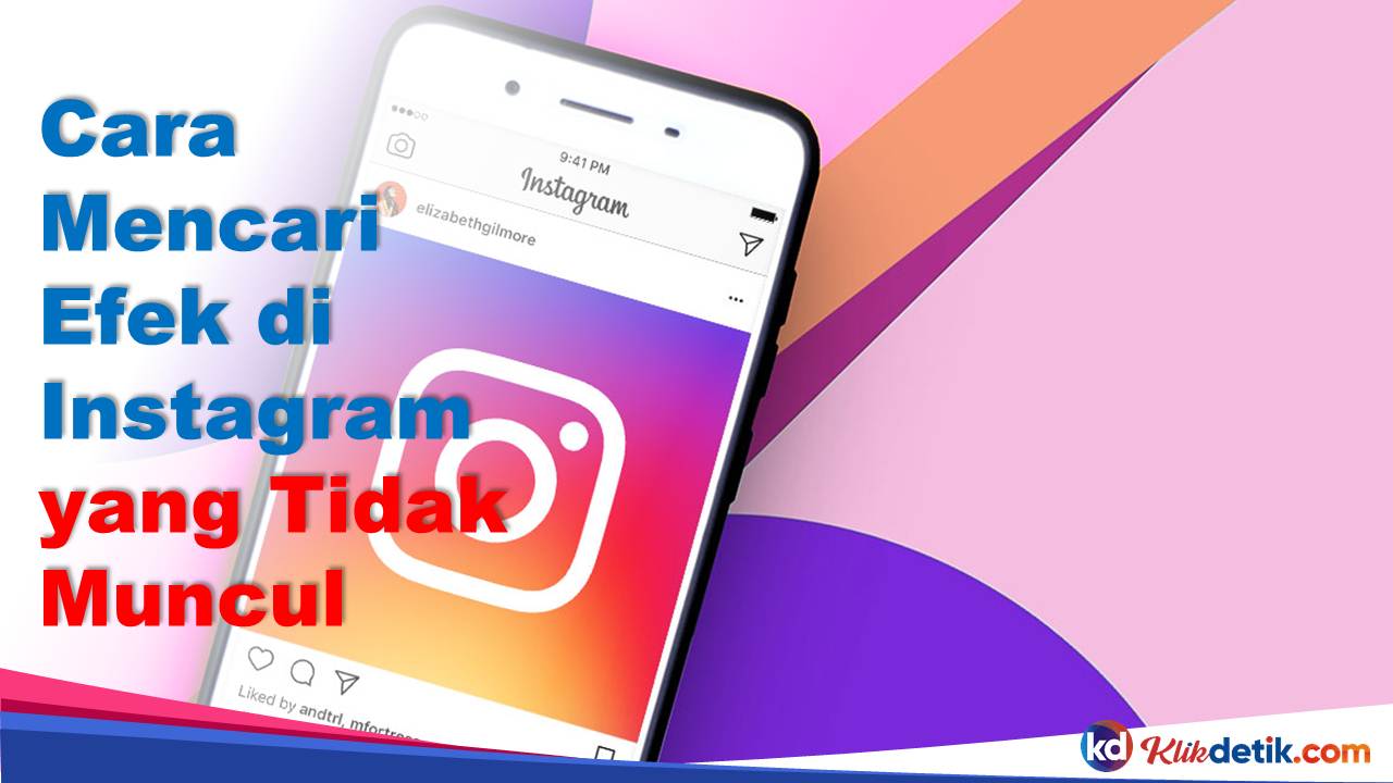 Cara Mencari Efek di Instagram yang Tidak Muncul