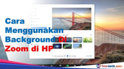 Cara Menggunakan Background Di Zoom di HP