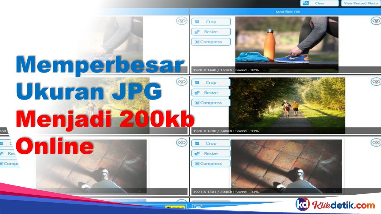 Memperbesar Ukuran JPG Menjadi 200kb Online