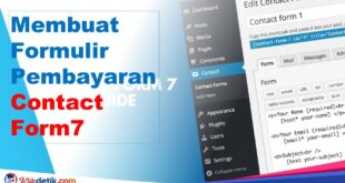 Pembuatan Formulir Pembayaran Invoice Contact Form7