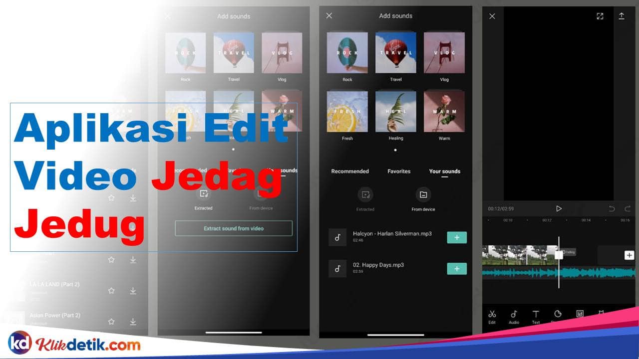 Aplikasi Edit Video Jedag Jedug