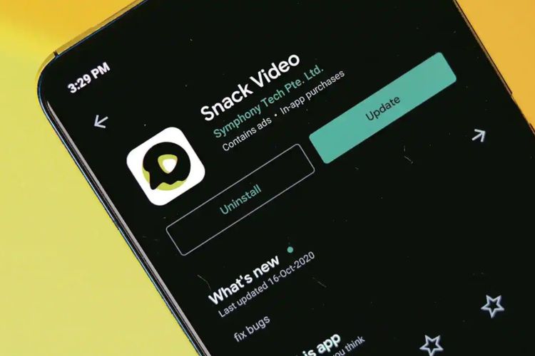Aplikasi Snack Video menghasilkan uang