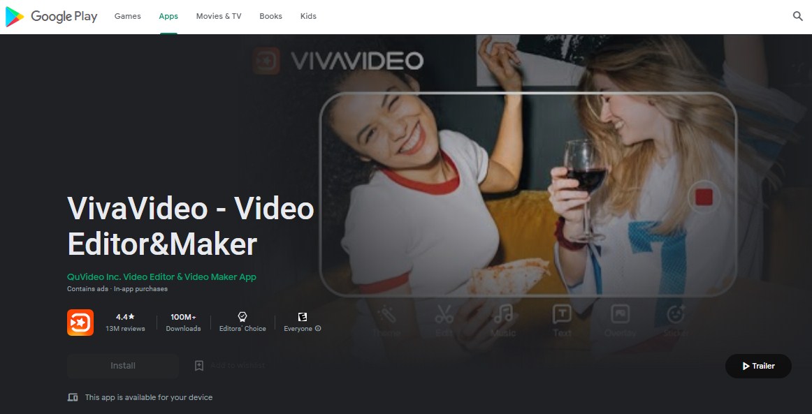 Aplikasi Untuk Mengedit Video VivaVideo