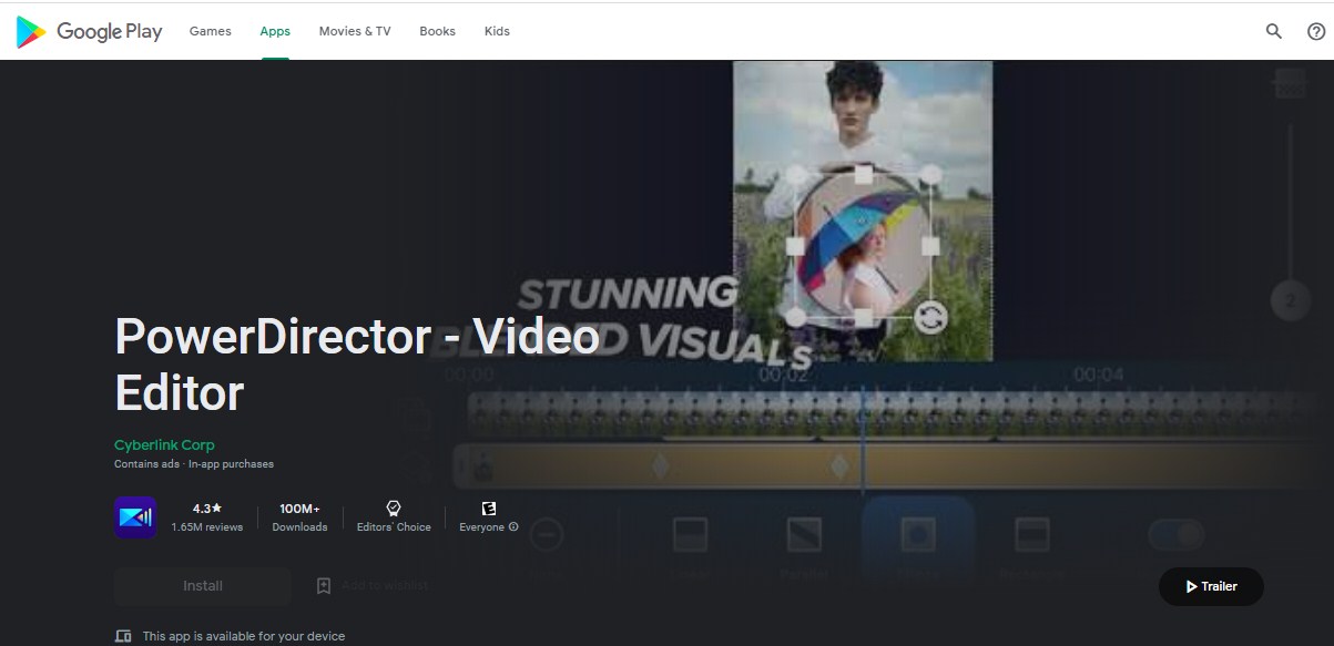 Aplikasi buat video - Power Director