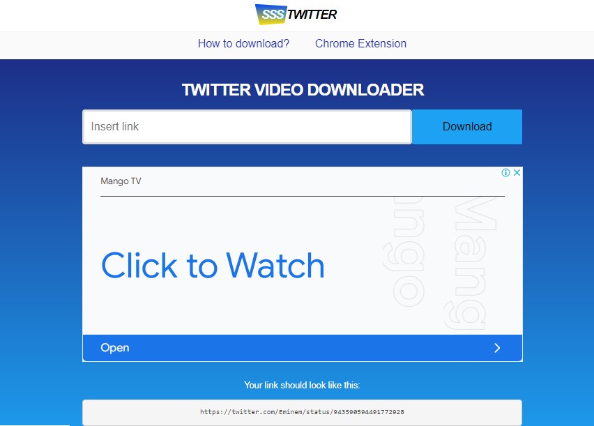 Cara download video di Twitter tanpa aplikasi - SSSTwitter