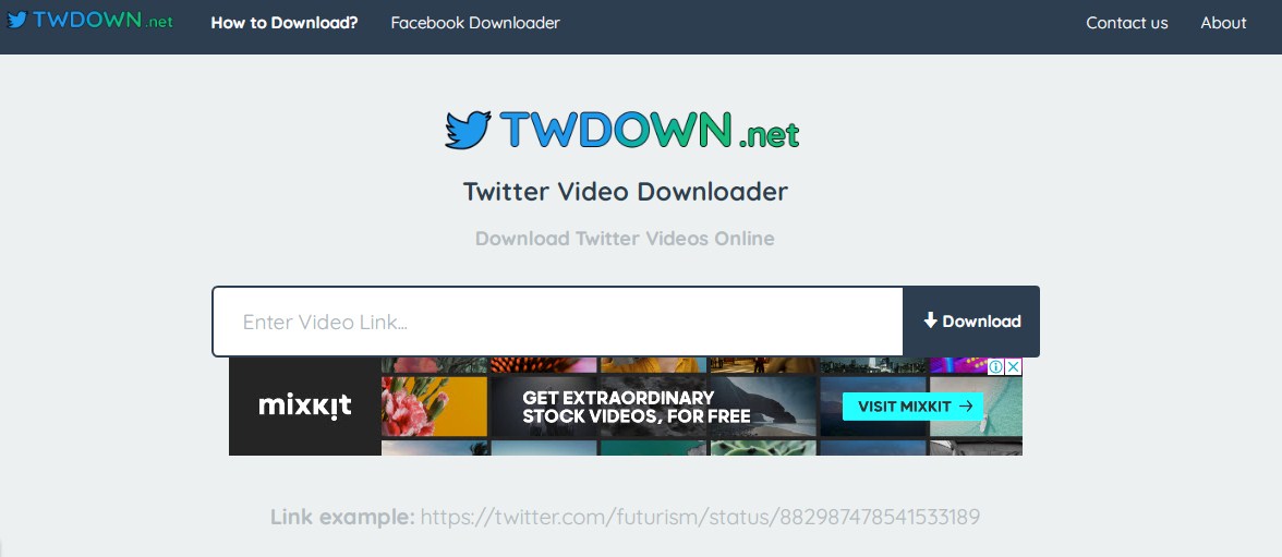 Cara download video di Twitter tanpa aplikasi - TWDOWN