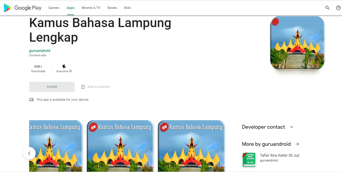 Kamus Bahasa Lampung Lengkap